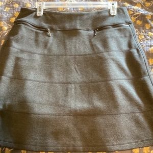 Athleta size M A line grey skirt